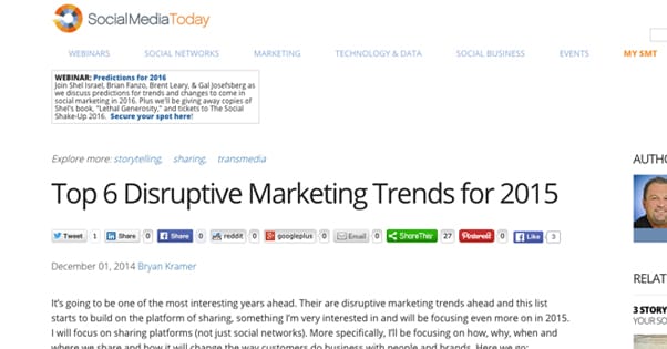 Disruptive Trends