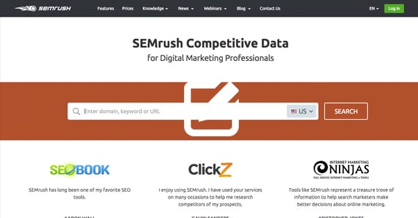 SEMRush Competitive Analysis