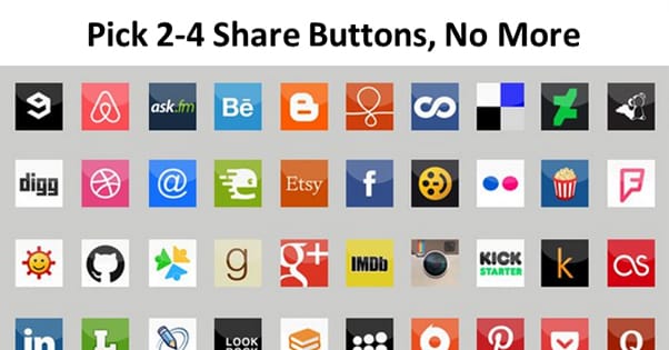 Too Many Share Buttons