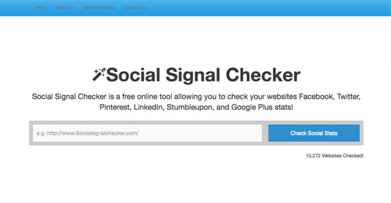 Social Signal Checker