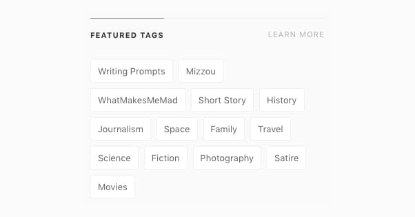 Featured Tags