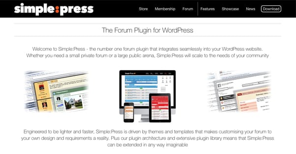 Simple Press Homepage