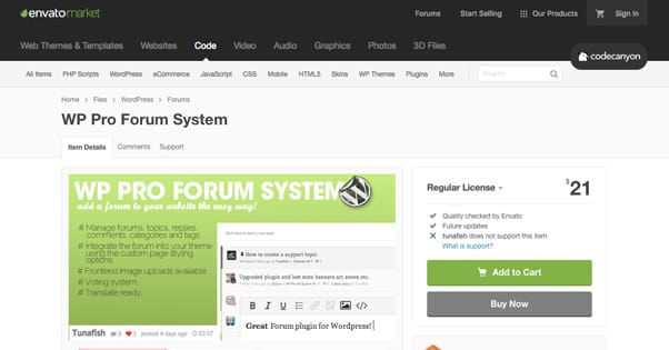 WP Pro Forum System