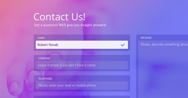 Example Contact Page