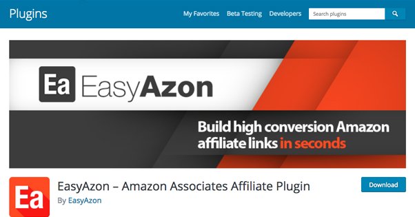 EasyAzon Plugin in WordPress Repository