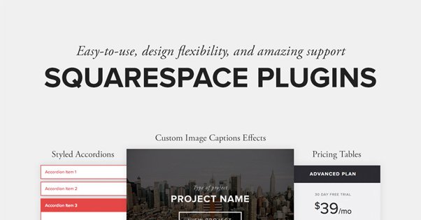 SquareSpace Plugin Page