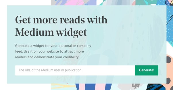 Unofficial Medium Widget