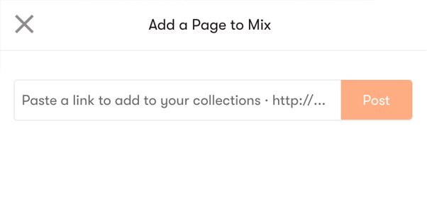 Add a Post to Mix