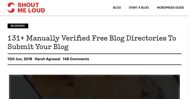 Blog Directories List