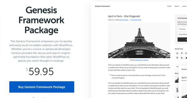 Genesis Framework Package